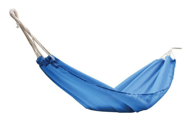 Garden Hammock Camping Cotton Fabric Outdoor Travel Swing Lightweight Hang Bed - ZYBUX